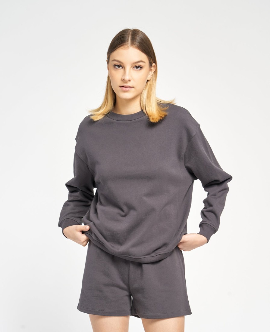 Women Grana Sweaters & Cardigans | Supima Terry Sweatshirt