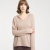 Women Grana Sweaters & Cardigans | Cashmere V-Neck Hoodie