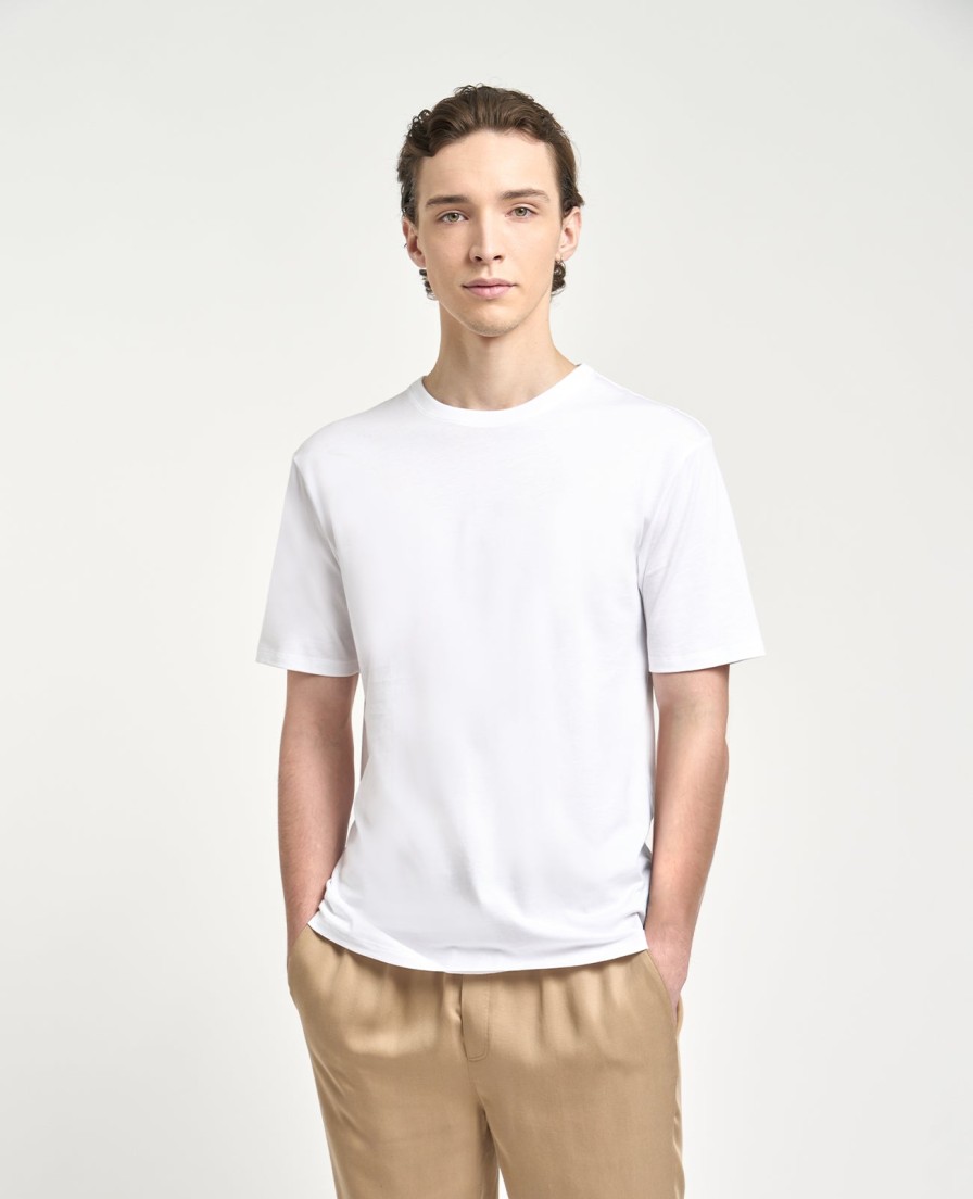 Men Grana Tees & Polos | Supima Crew Neck Tee