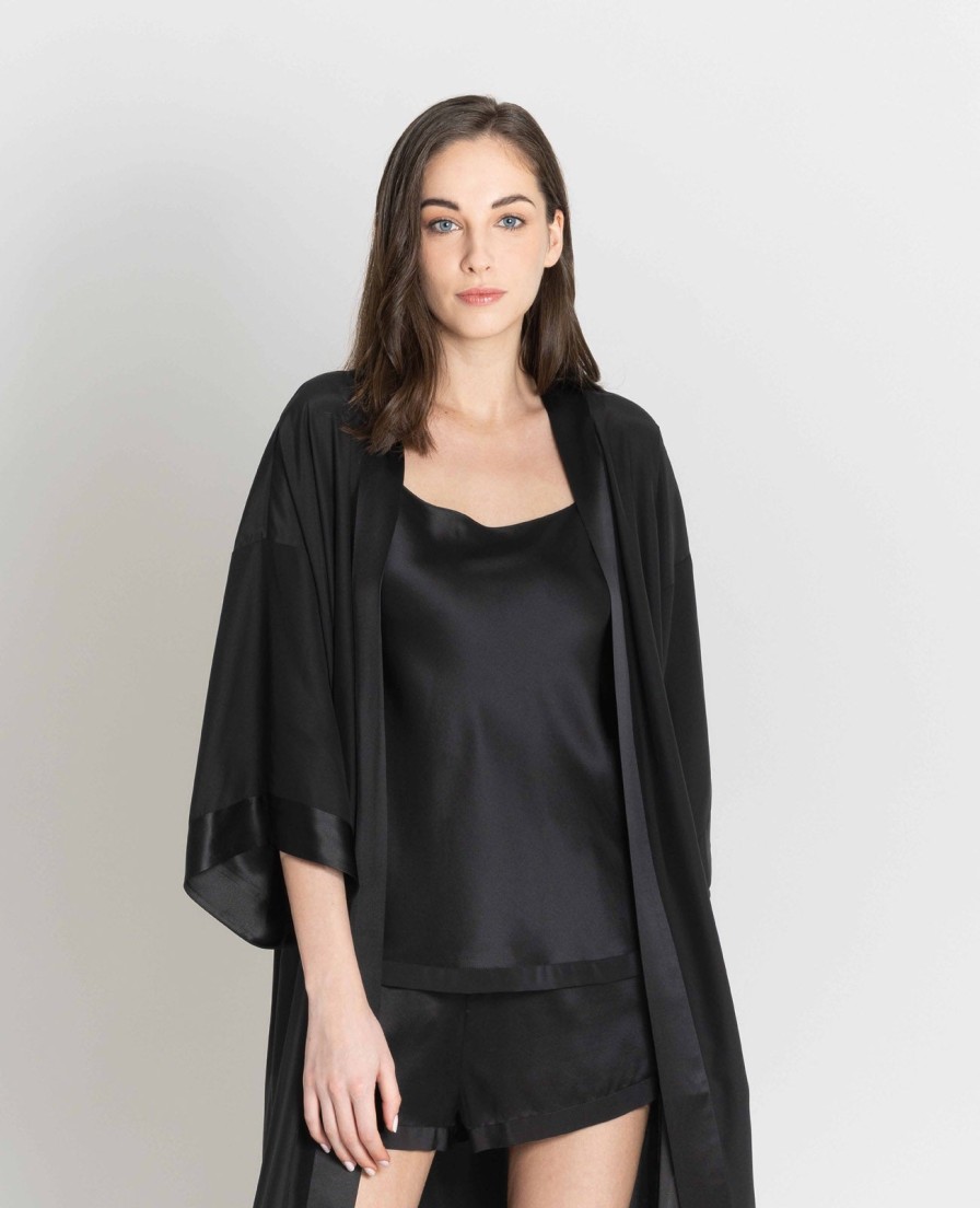 Women Grana Pyjamas | Silk Pyjamas Robe