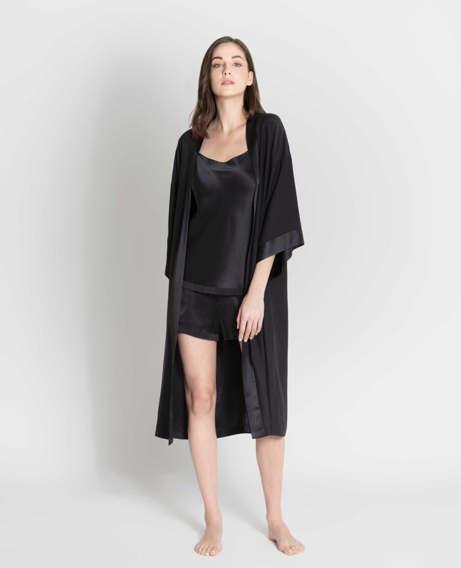 Women Grana Pyjamas | Silk Pyjamas Robe