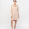 Women Grana One Piece Dresses | Tencel V-Neck Cocoon Dress