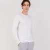 Men Grana Tees & Polos | Organic Pima Cotton Long Sleeve Crew Neck Tee