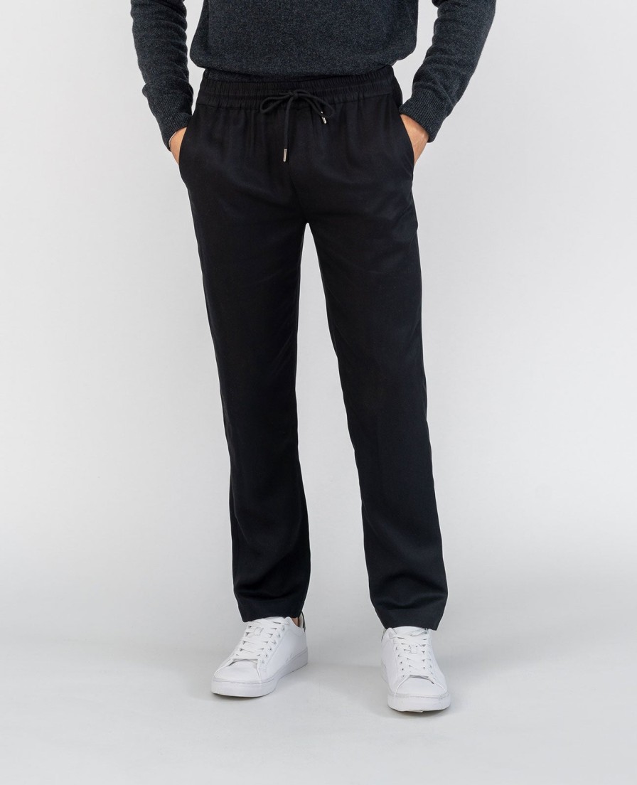 Men Grana Trousers, Pants & Joggers | Austrian Tencel Drawstring Pants