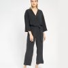 Women Grana Jumpsuits | Silk Wrap Front Jumpsuit