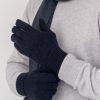 Men Grana Accessories | Cashmere Ribbed Gloves