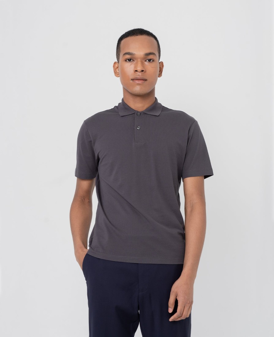 Men Grana Tees & Polos | Supima Pique Polo