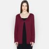 Women Grana Sweaters & Cardigans | Supima Single Button Ribbed Cardigan