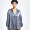 Women Grana Shirts & Blouses | Silk Pyjamas Shirt