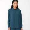 Women Grana Shirts & Blouses | Silk Signature Shirt