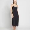 Women Grana One Piece Dresses | Silk Straight Neck Slip Dress