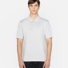 Men Grana Tees & Polos | Supima Pique Point Collar Pocket Polo