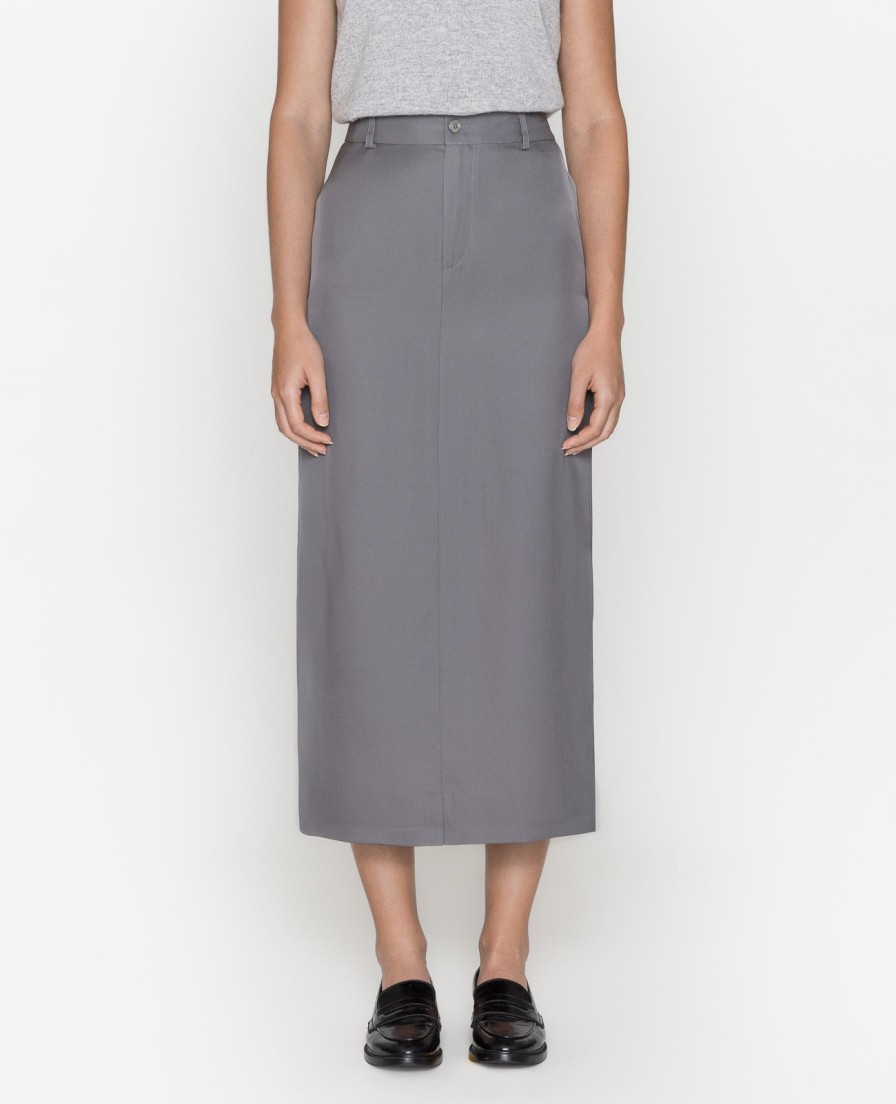 Women Grana Skirts | Silk Column Skirt