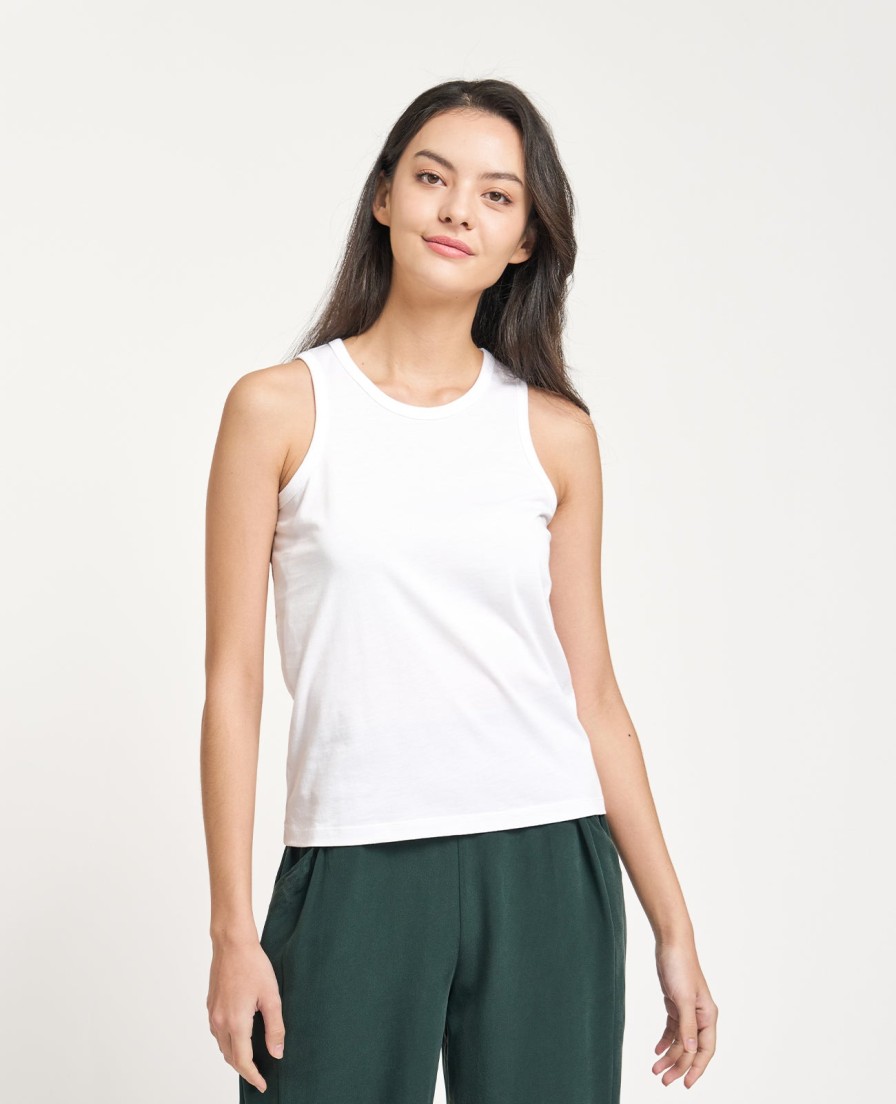 Women Grana Tank Tops | Supima Cutaway Tank