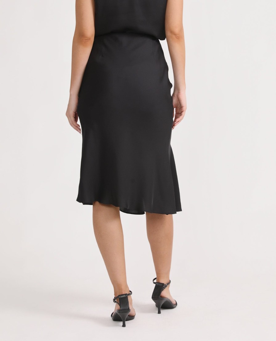 Women Grana Skirts | Silk Asymmetric Wrap Skirt