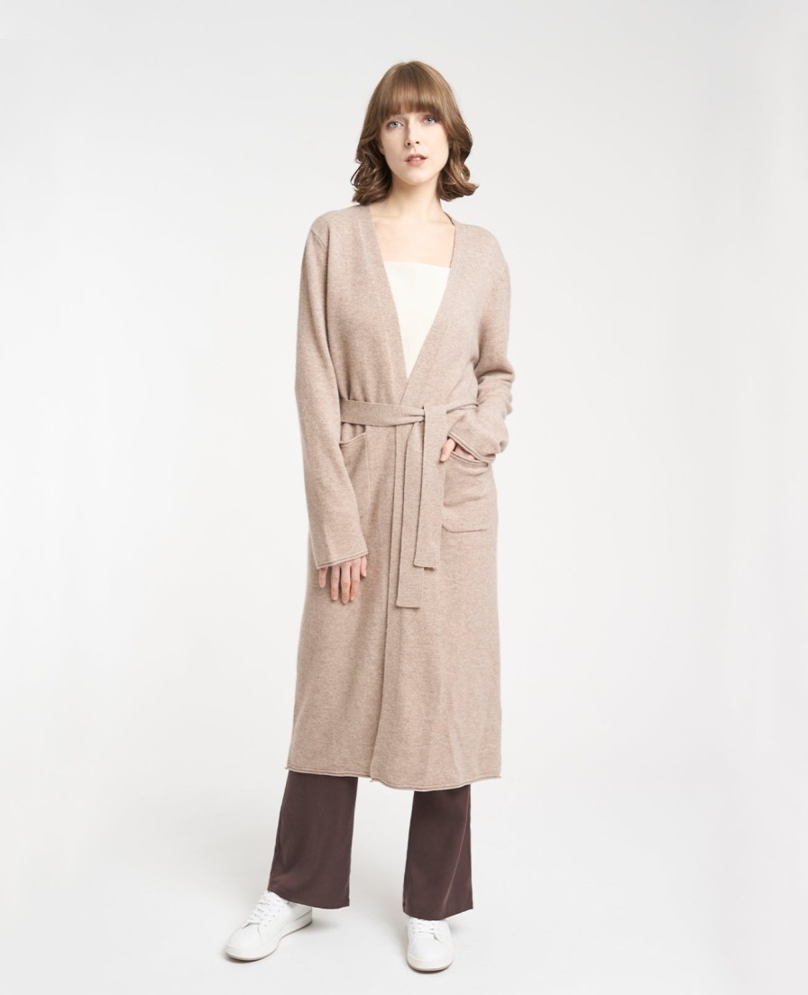 Women Grana Sweaters & Cardigans | Cashmere Maxi Cardigan