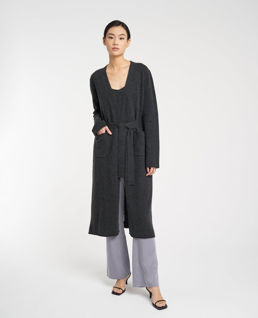 Women Grana Sweaters & Cardigans | Cashmere Maxi Cardigan