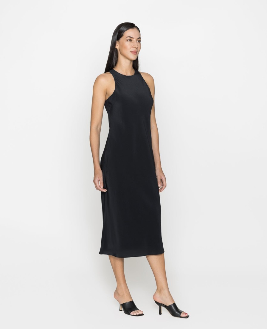 Women Grana One Piece Dresses | Silk Halter Tank Dress