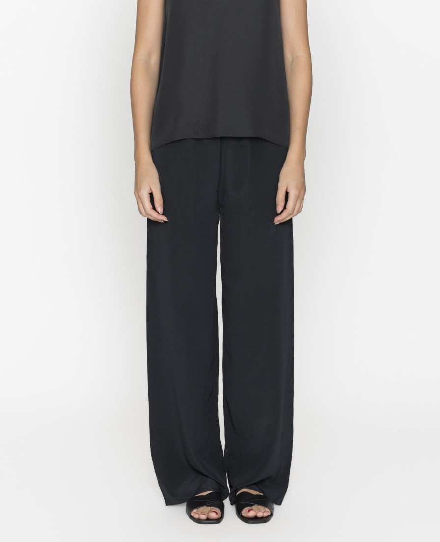 Women Grana Pants & Trousers | Silk Relax Pants