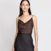 Women Grana Camisoles | Silk Cowl Neck Camisole