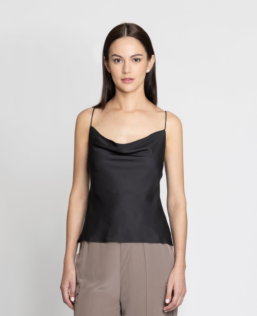 Women Grana Camisoles | Silk Cowl Neck Camisole