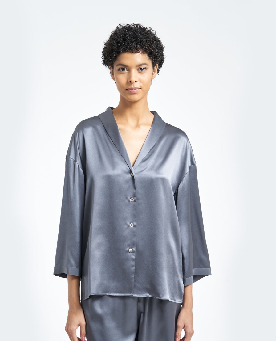 Women Grana Pyjamas | Silk Pyjamas Shirt