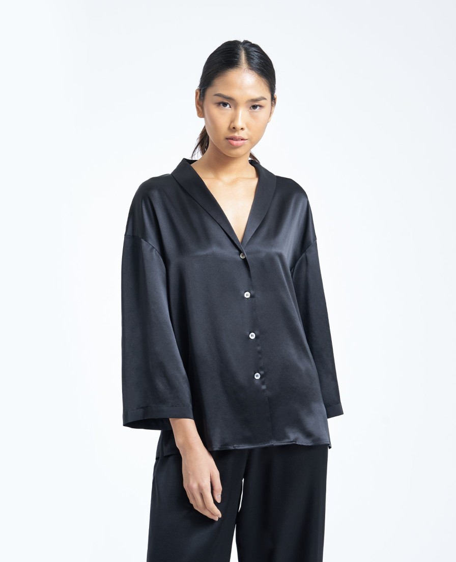 Women Grana Pyjamas | Silk Pyjamas Shirt