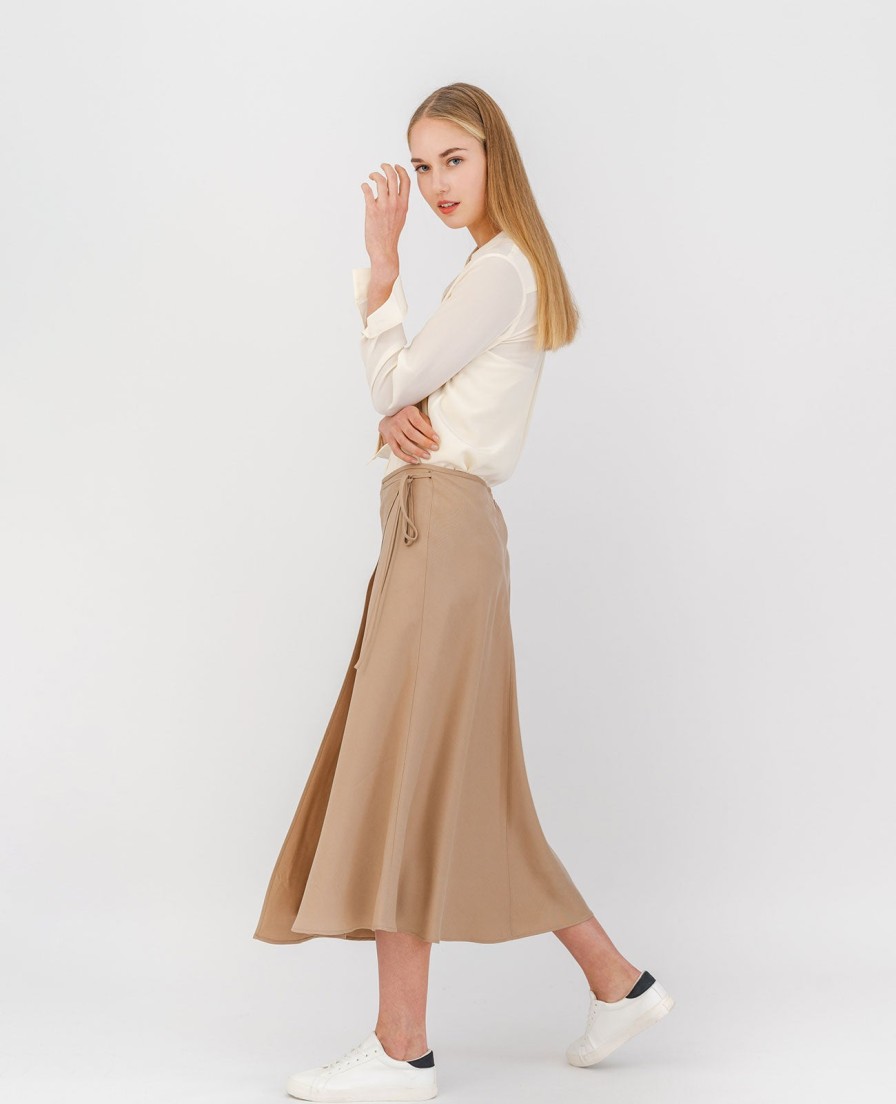 Women Grana Skirts | Tencel Wrap Skirt