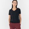 Women Grana Tee Shirts | Organic Pima Cotton V-Neck Tee