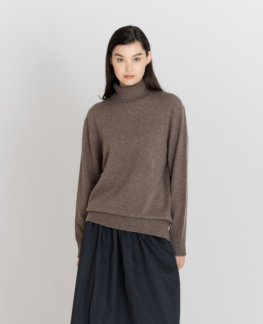 Women Grana Sweaters & Cardigans | Cashmere Turtleneck Sweater