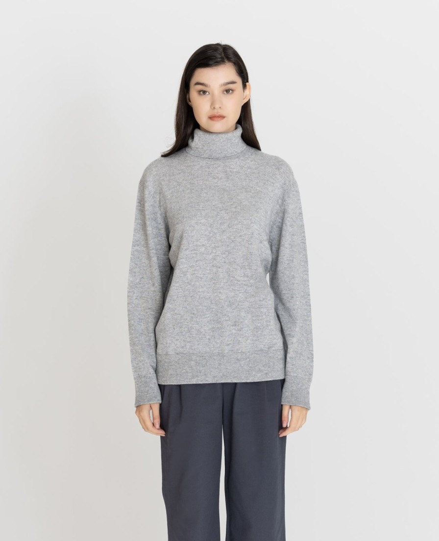 Women Grana Sweaters & Cardigans | Cashmere Turtleneck Sweater