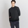 Men Grana Tees & Polos | Supima High Neck Long Sleeve Tee