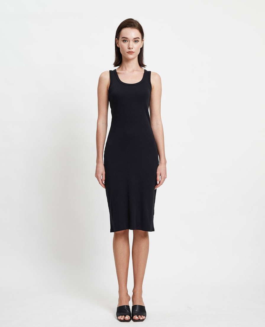 Women Grana One Piece Dresses | Supima Ribbed Tank Dress