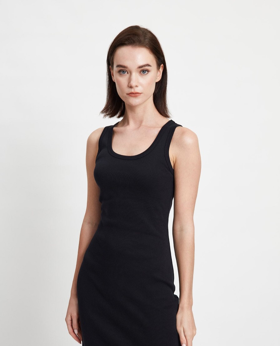 Women Grana One Piece Dresses | Supima Ribbed Tank Dress