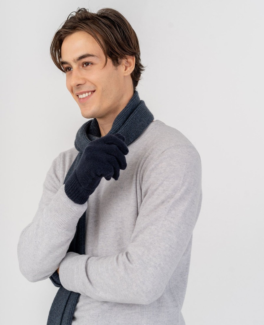 Women Grana Accessories | Cashmere Ribbed Gloves