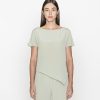 Women Grana Shirts & Blouses | Silk Asymmetic Tee